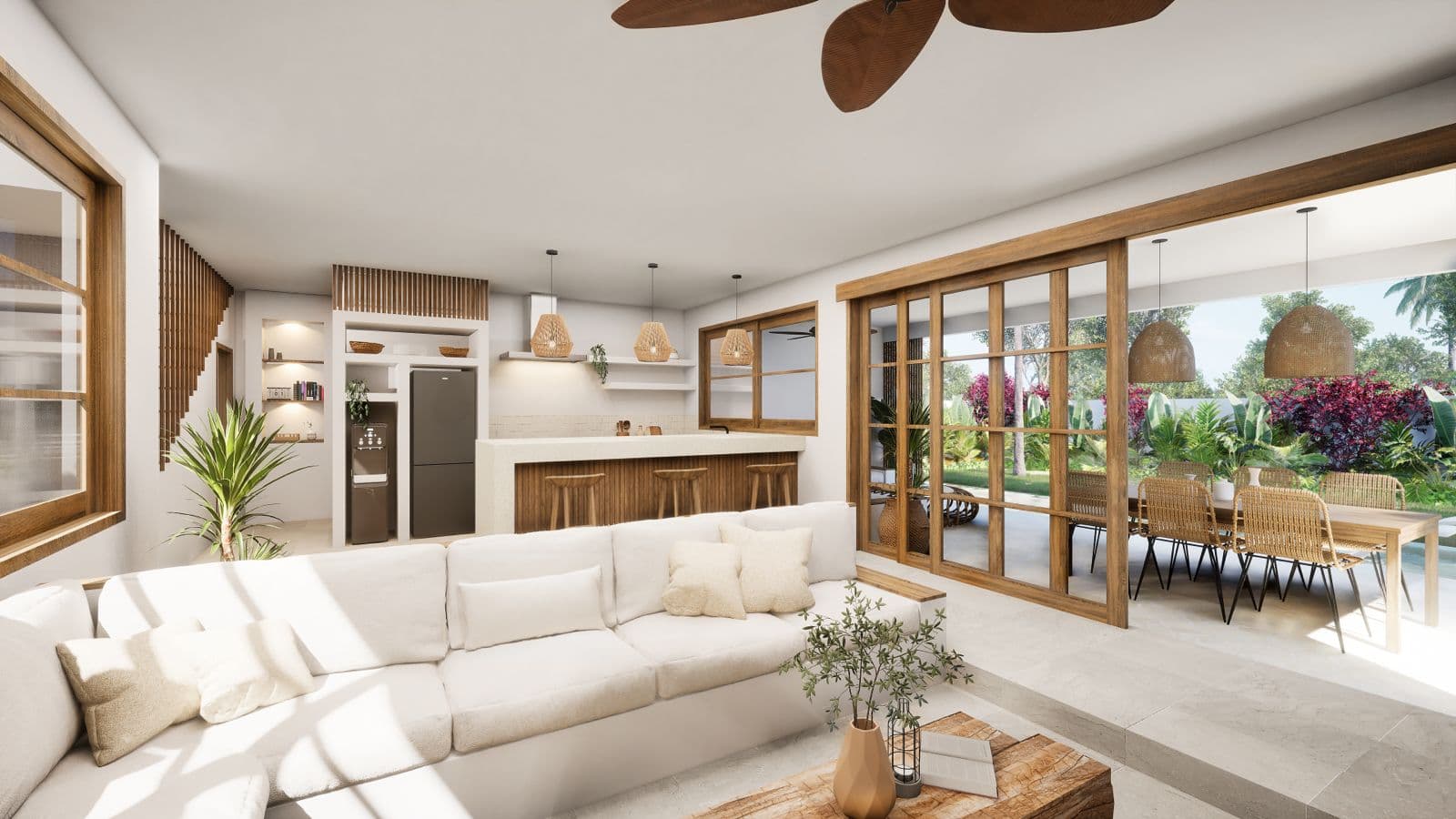 2-bedroom pool villa with expansive outdoor living in Kuta