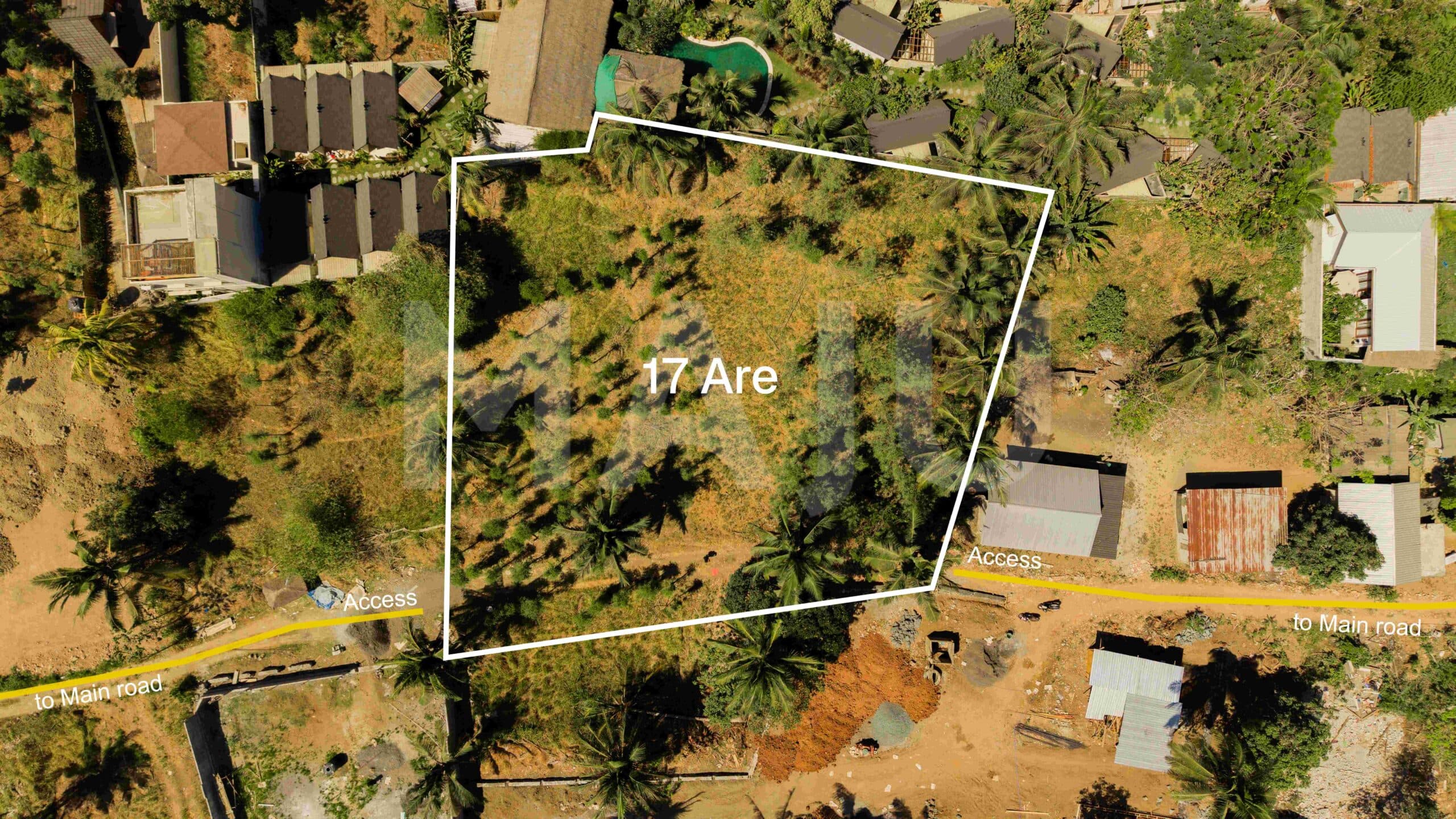 Kuta: 1,700 m² development land with dual road access