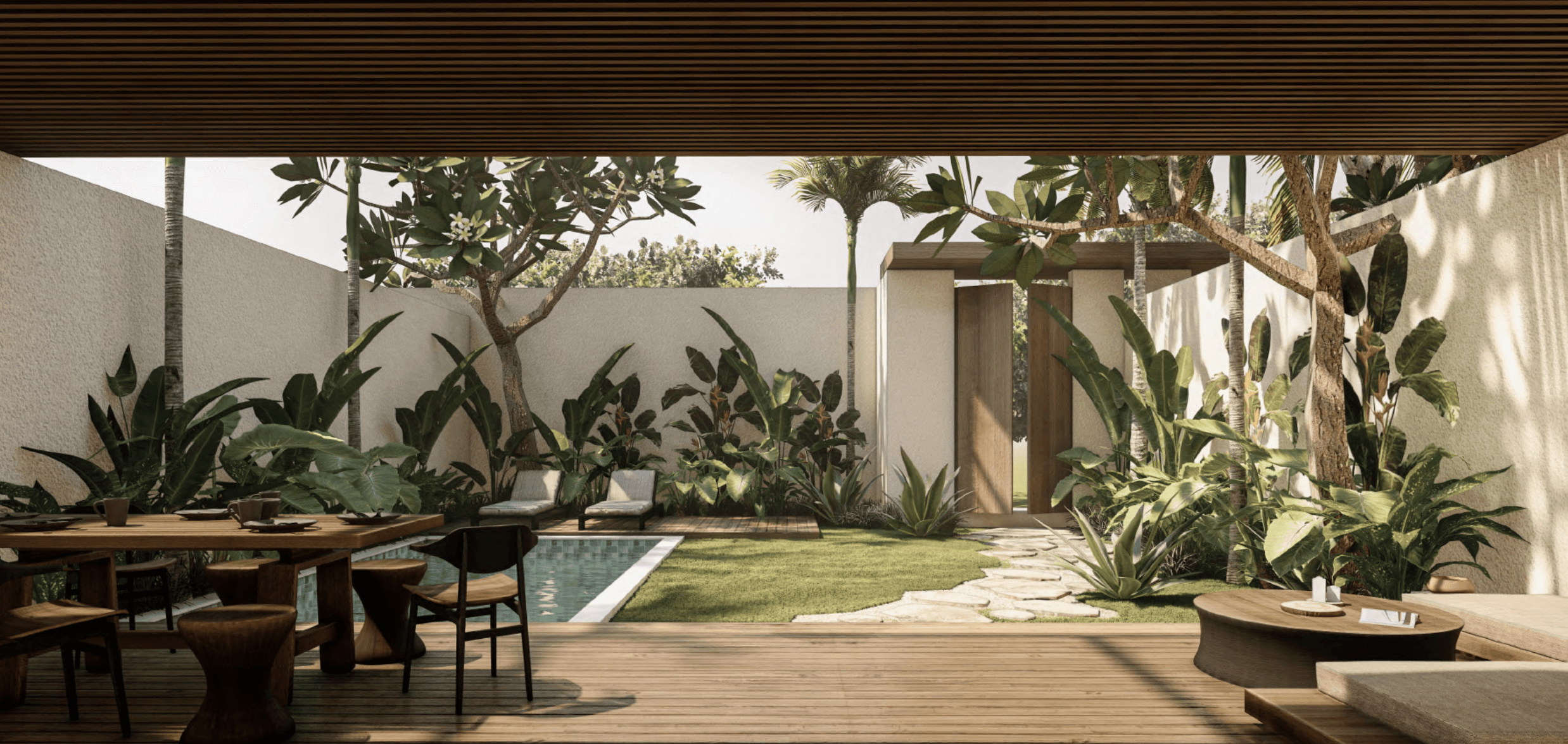 Rocca: 1-bedroom villas with private pools in central Kuta