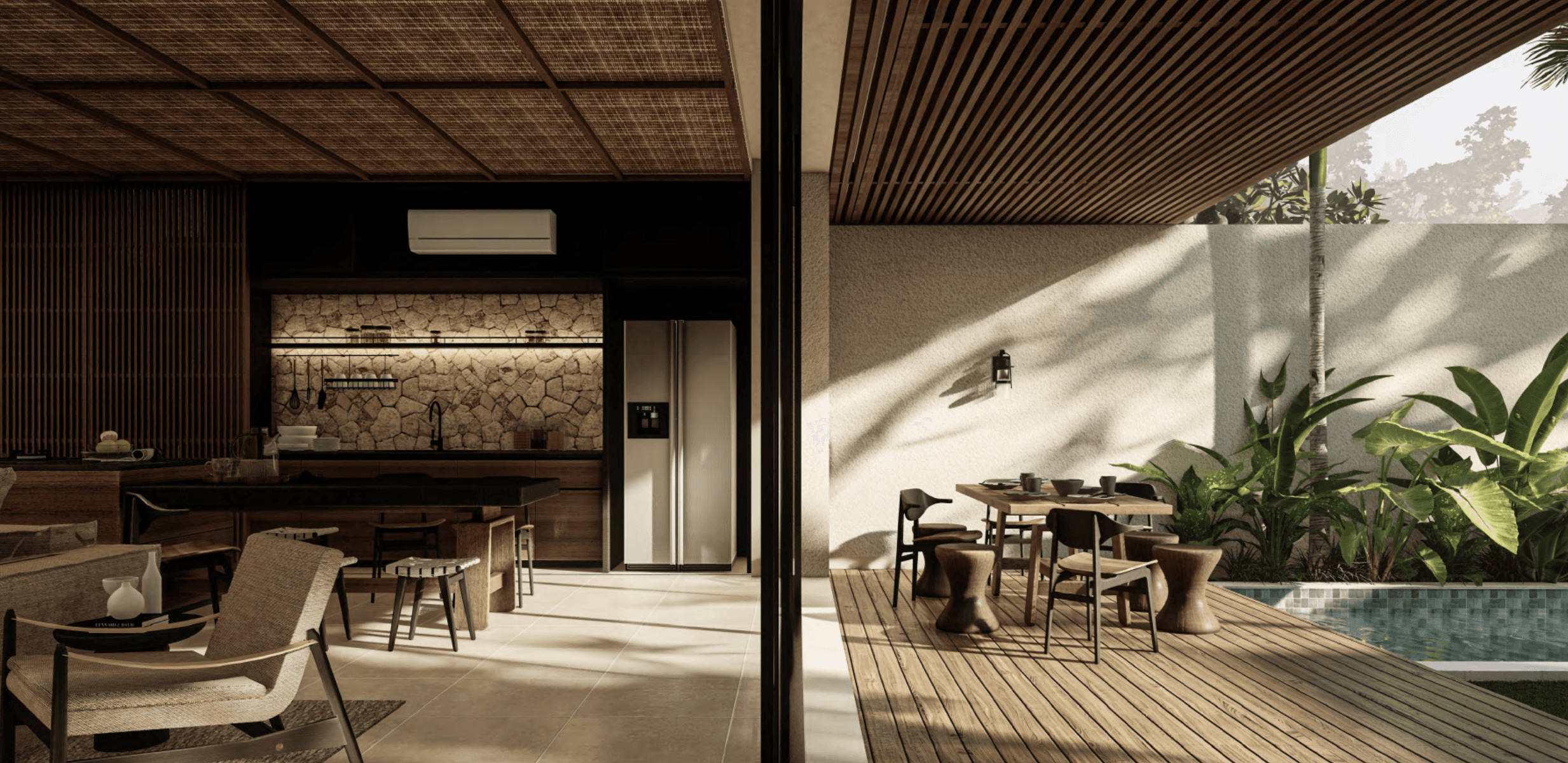 Rocca: 1-bedroom villas with private pools in central Kuta