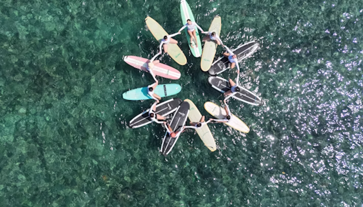 Surfing in South Lombok